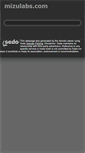Mobile Screenshot of mizulabs.com